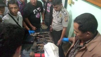 Wow! Warga Pekanbaru Temukan puluhan Senjata Api saat mancing